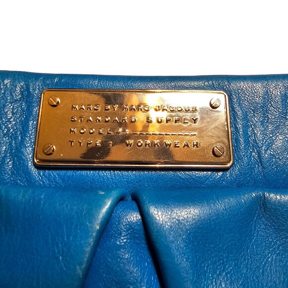 Marc by Marc‎ Jacobs Crossbody Bright Blue Good Used Condition - Picture 2 of 12